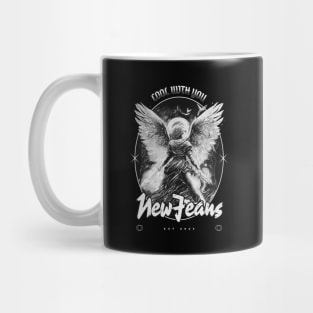 New jeans newjeans cool with you typography bunny tokki | Morcaworks Mug